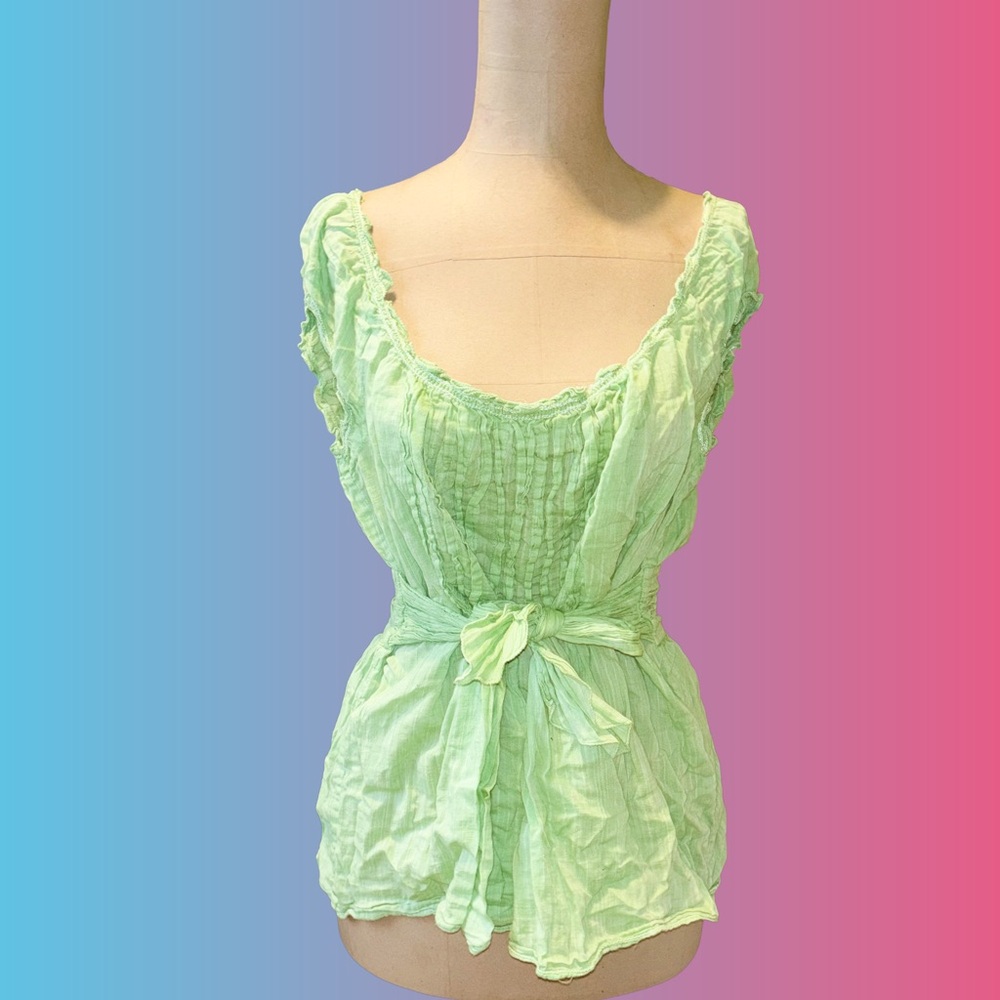 Green Women's Top